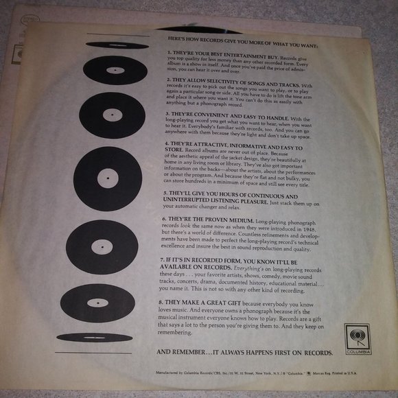 Leonard Bernstein New York Philharmonic LP Record Album ML 6754 COLUMBIA - Picture 3 of 6